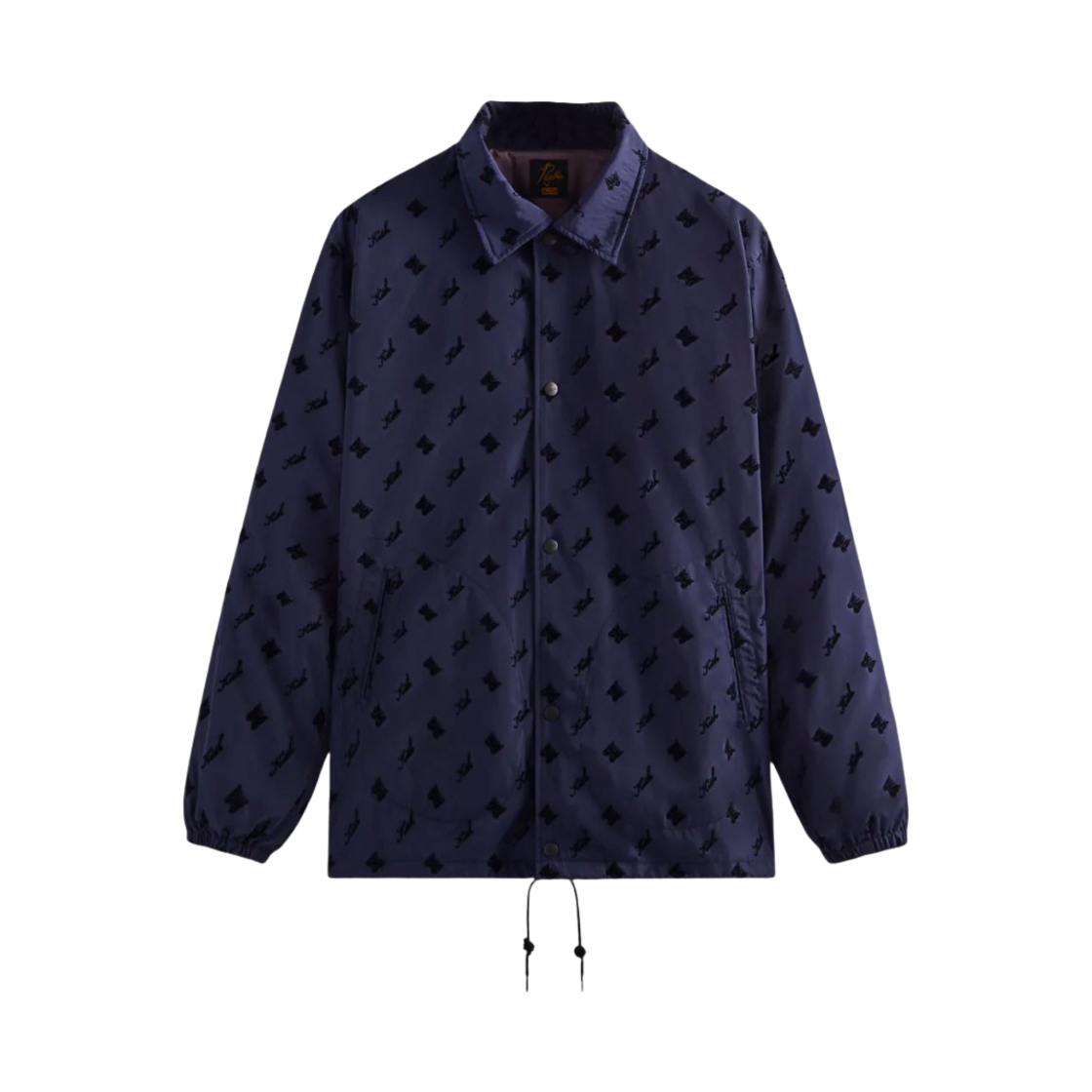 니들스 x 키스 플락 나일론 코치 자켓 녹터널(Needles x Kith Flocked Nylon Coaches Jacket Nocturnal) - 1