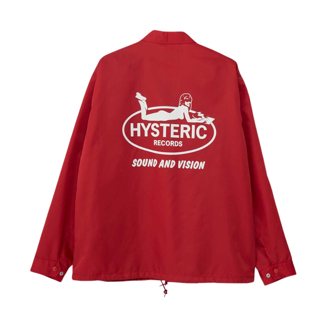 히스테릭 글래머 히스테릭 레코즈 코치 자켓 레드(Hysteric Glamour Hysteric Records Coach Jacket Red) - 2