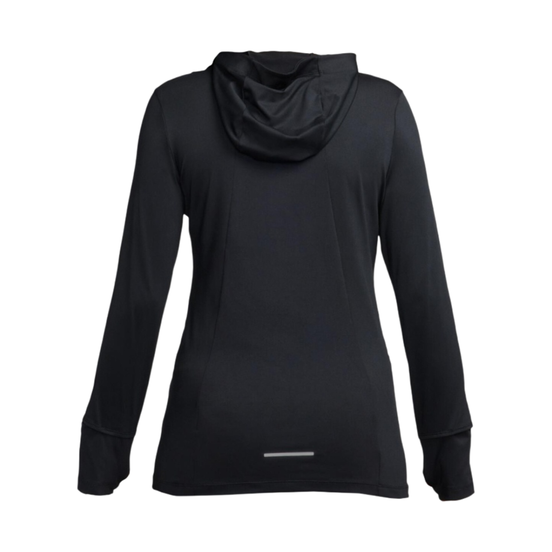 (W) 나이키 드라이핏 스위프트 UV 후드 러닝 자켓 블랙 - 아시아((W) Nike Dri-Fit Swift UV Hooded Running Jacket Black - Asia) - 2