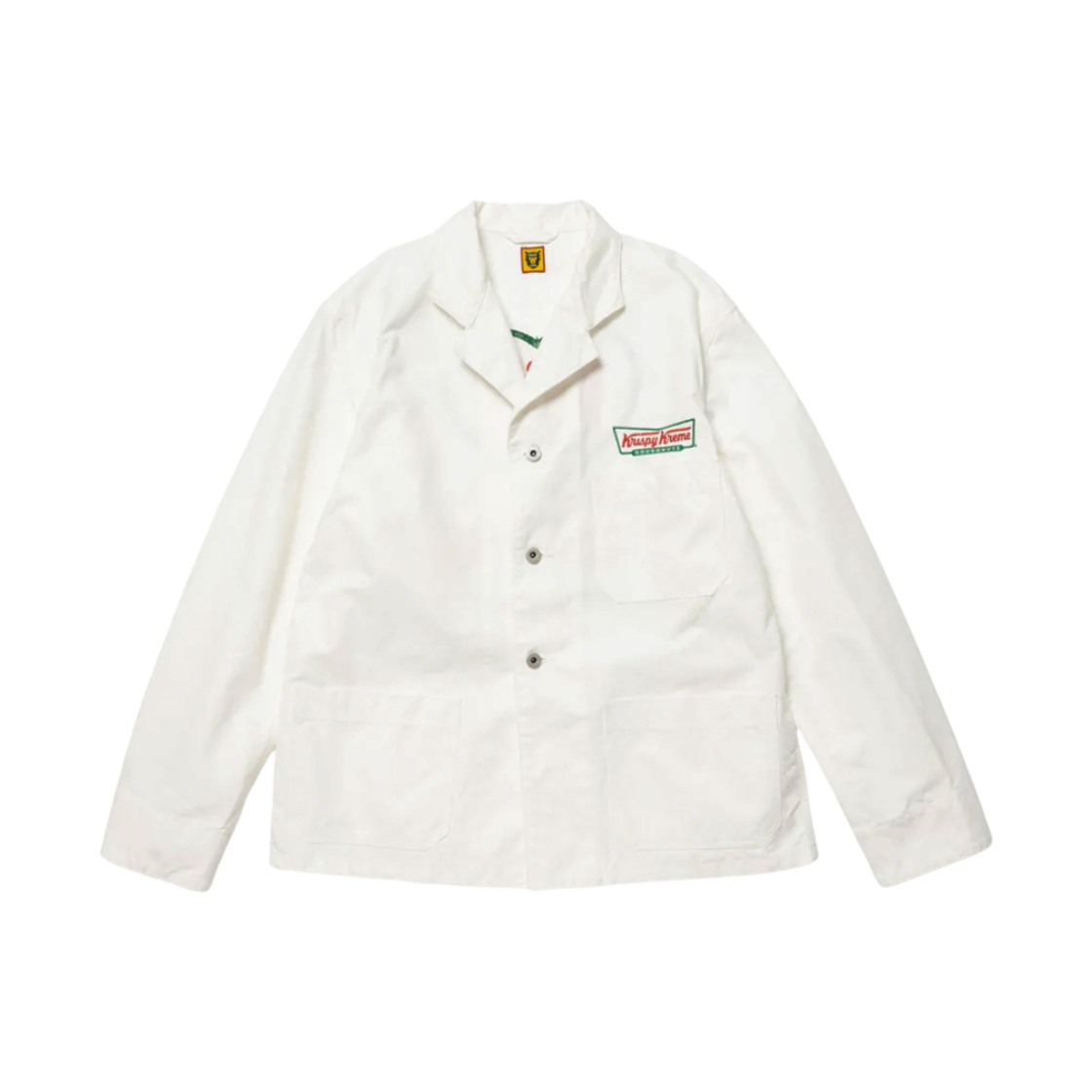 휴먼 메이드 x 크리스피 크림 팩토리 자켓 화이트(Human Made x Krispy Kreme Factory Jacket White) - 1