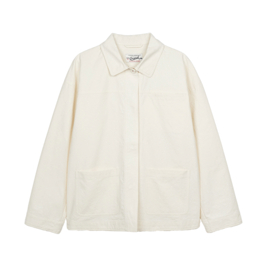 BS5SJK760EC Bensimon Cotton Single Half Jacket Ecru