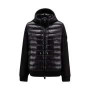 (W) Moncler Padded Hoodie Black - 22SS