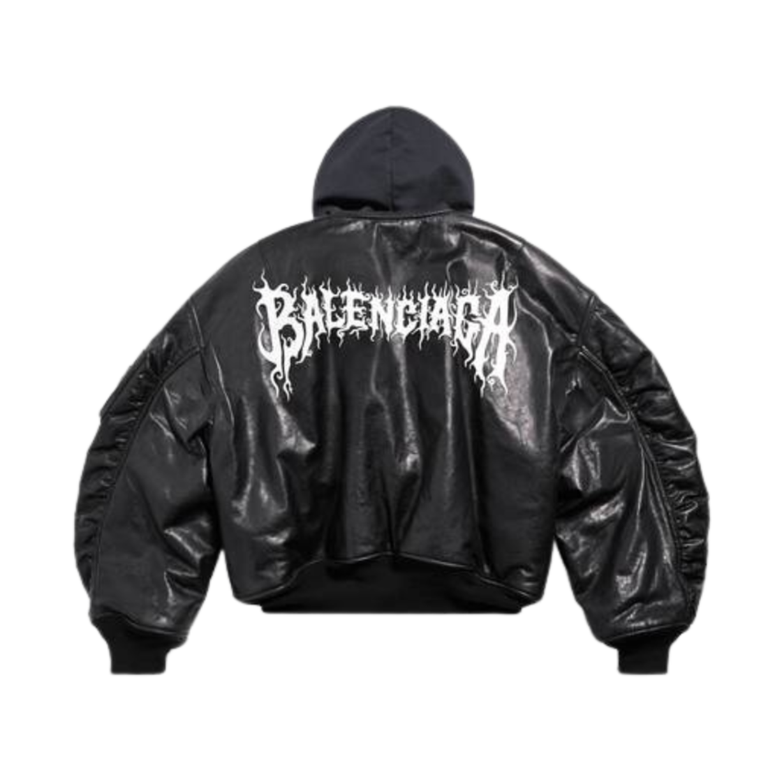 발렌시아가 DIY 메탈 아웃라인 후디 블랙(Balenciaga DIY Metal Outline Hooded Bomber in Black) - 2