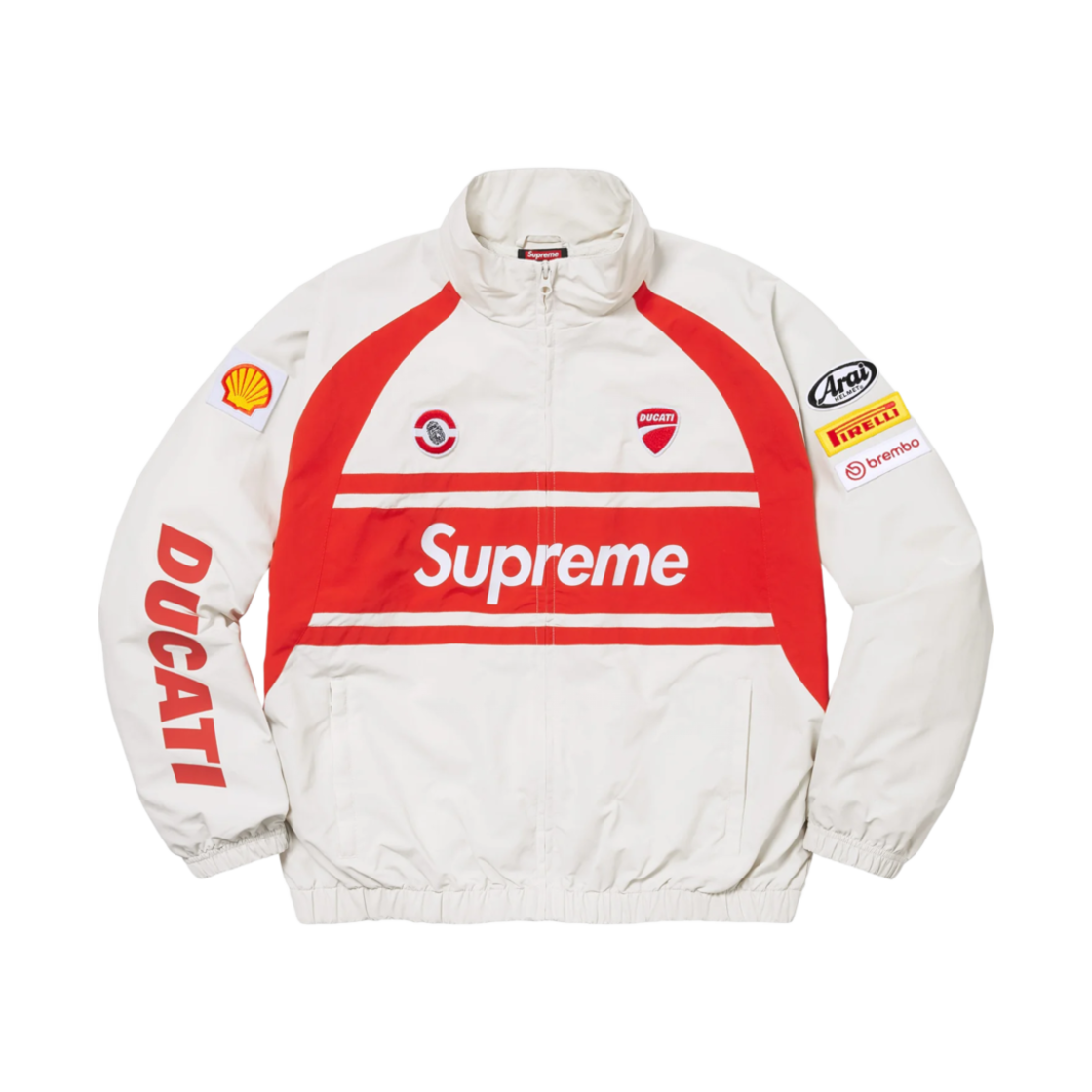 슈프림 x 두카티 트랙 자켓 라이트 그레이 - 24SS(Supreme x Ducati Track Jacket Light Grey - 24SS)