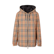 Burberry Reversible Vintage Check Hooded Jacket Archive Beige