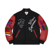 Supreme x WTAPS Varsity Jacket Black - 21FW