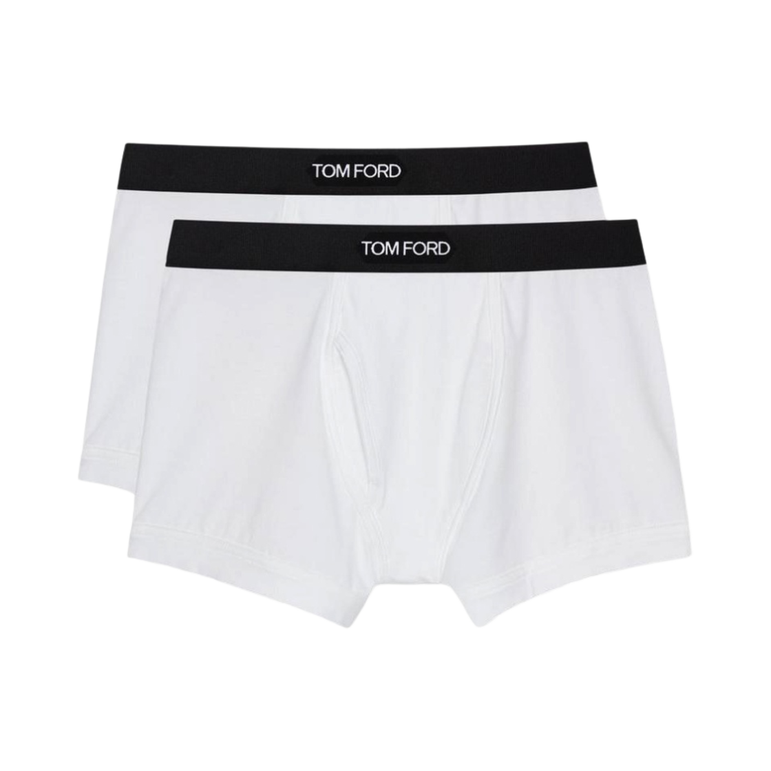 T4XC3-141-100 Tom Ford Cotton Modal Boxer Briefs White (2 Pack)