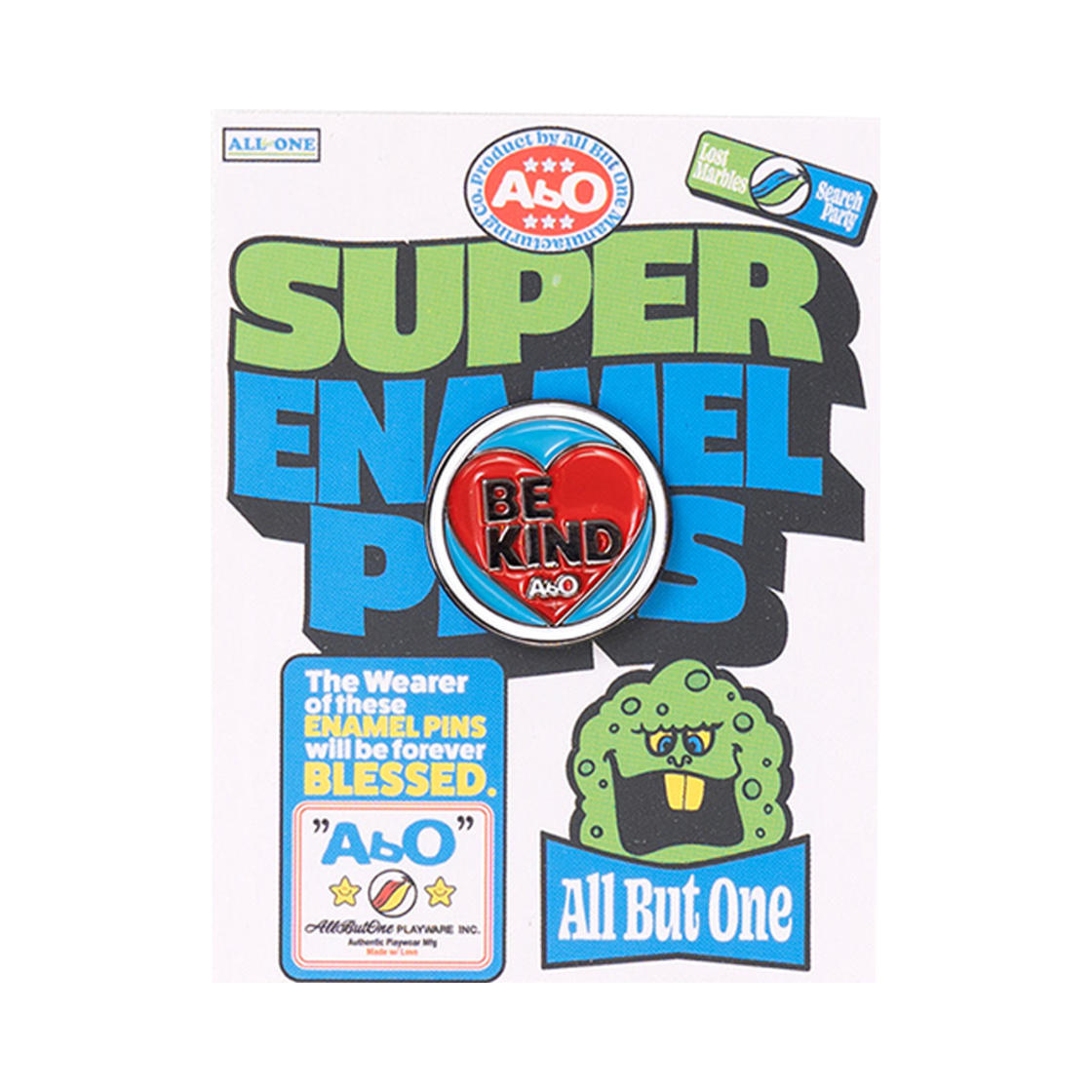 에이비오 올벗원 에나멜 카인드 핀 4(ABO Enamel Kind Pin 4)