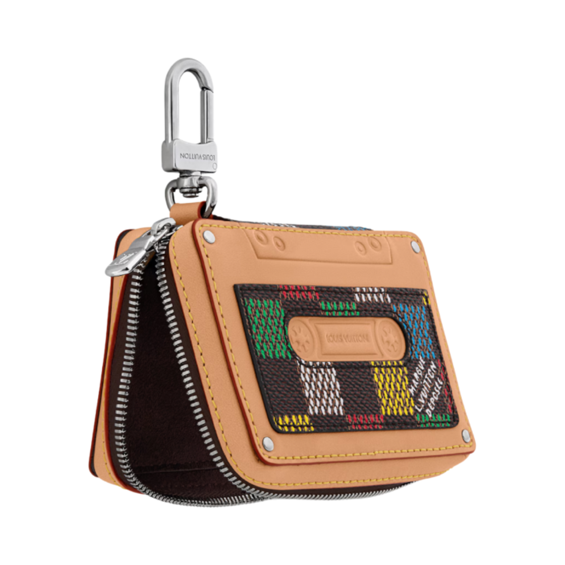 루이비통 LV 테이프 키 홀더 앤 백 참 다미에 에벤 멀티컬러(Louis Vuitton LV Tape Key Holder & Bag Charm Damier Ebene Multicolor) - 2