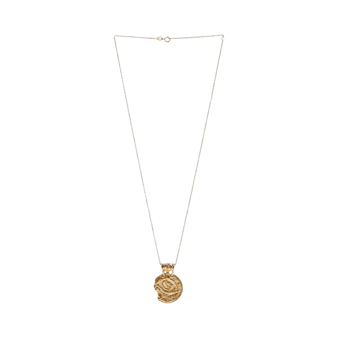 알리기에리 디 일루미네이티드 아이 메달리온 네클리스 골드 플레이티드(Alighieri The Illuminated Eye Medallion Necklace Gold Plated)