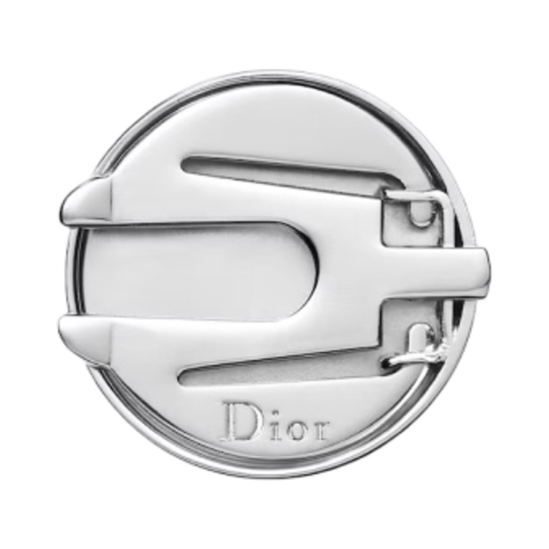 디올 오블리크 버튼 커버 실버 피니쉬 브래스(Dior Oblique Button Cover Silver Finish Brass) - 2