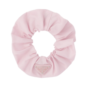 (W) Prada Re-Nylon Scrunchie Black Alabaster Pink