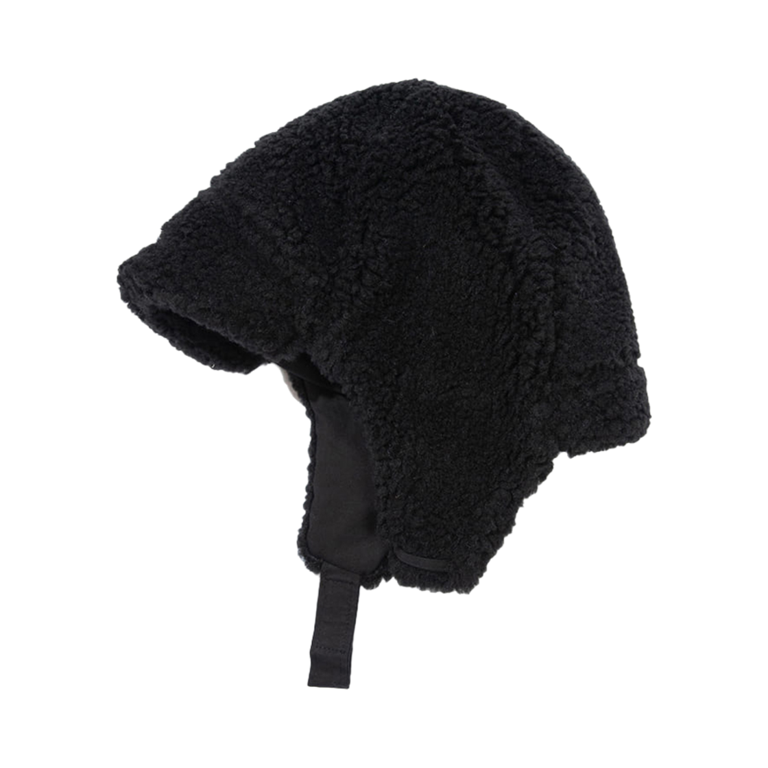 트렁크프로젝트 시어링 에비에이터 햇 블랙(TRUNKPROJECT Shearing Aviator Hat Black)