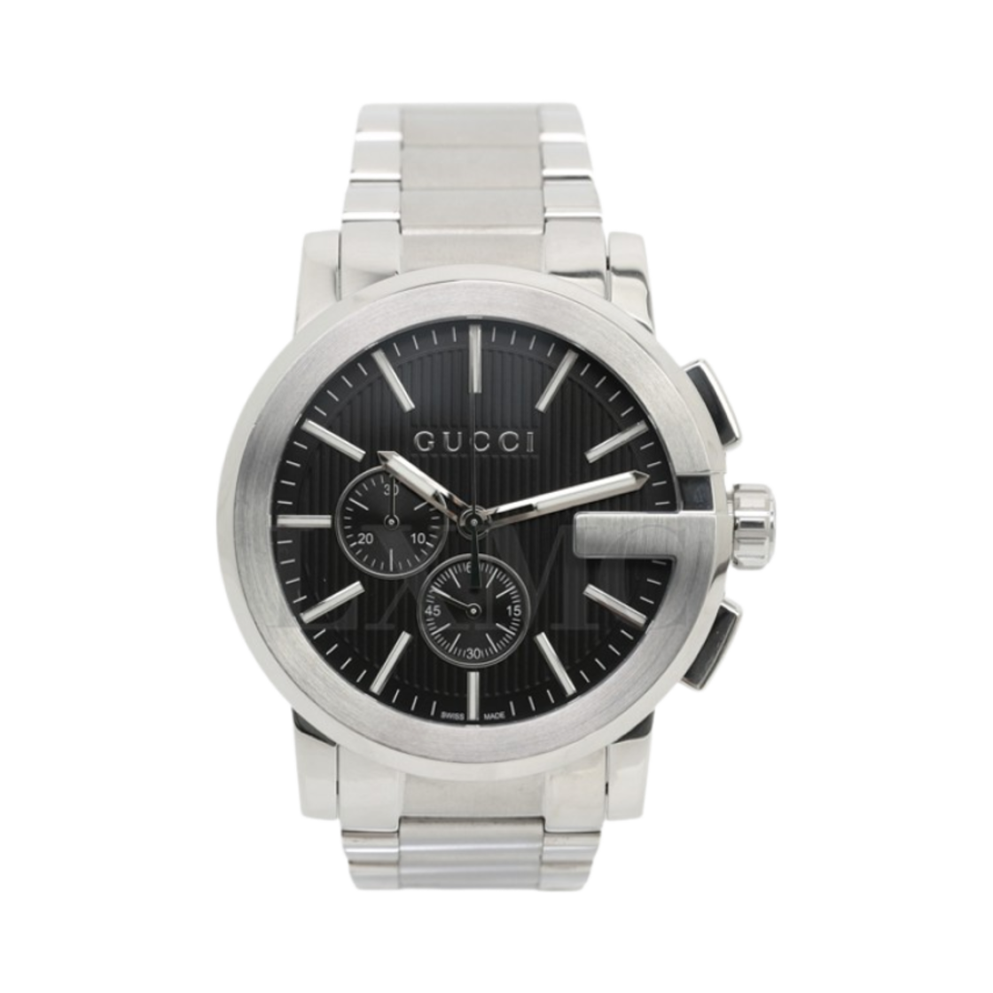 구찌 G-타임리스 쿼츠 크로노그래프 44mm 스틸 블랙(Gucci G-Timeless Quartz Chronograph 44mm Steel Black) - 1