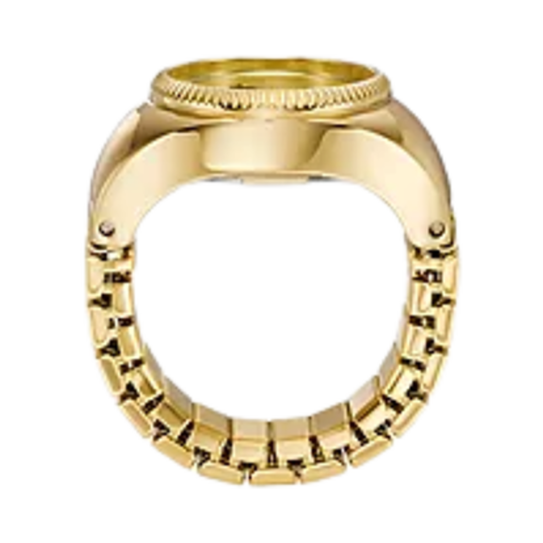 (W) 파슬 워치 링 쿼츠 투핸드 15mm 스테인리스 스틸 골드((W) Fossil Watch Ring Quartz Two-Hand 15mm Stainless Steel Gold) - 2