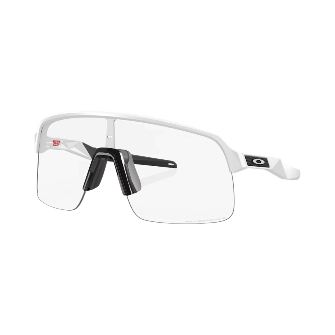 오클리 수트로 라이트 매트 화이트 프레임 클리어 투 블랙 이리듐 포토크로믹 렌즈 로우 브릿지 핏(Oakley Sutro Lite Matte White Frame Clear To Black Iridium Photochromic Lenses Low Bridge Fit)