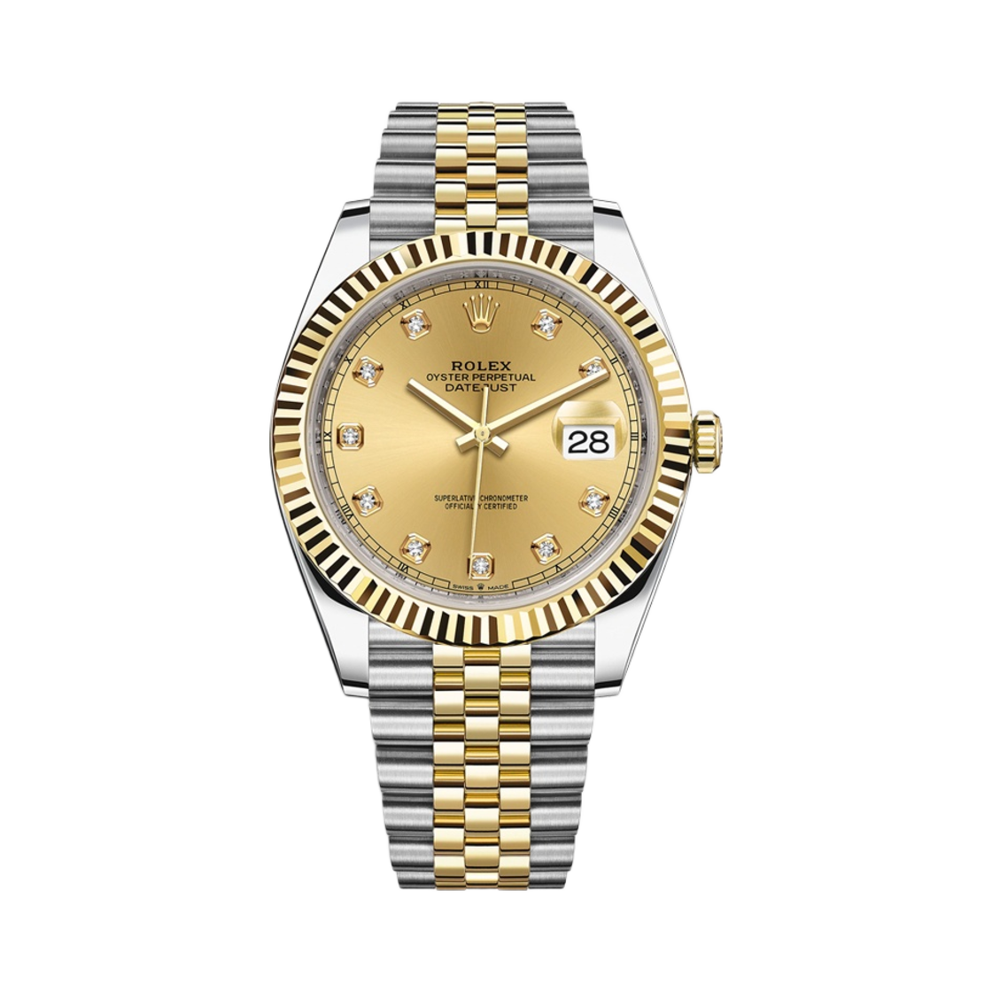 롤렉스 데이트저스트 41mm 126333 샴페인 다이아 셋팅 쥬빌리(Rolex Datejust 41mm 126333 Champagne Diamond-Set Jubilee)