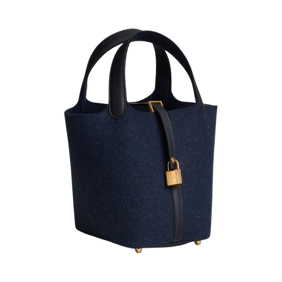 에르메스 피코탄 락 18 백 펠트 스위프트 & 골드 하드웨어 블루 뉘 카방(Hermes Picotin Lock 18 Bag Felt Swift & Gold Bleu Nuit Caban) - 2