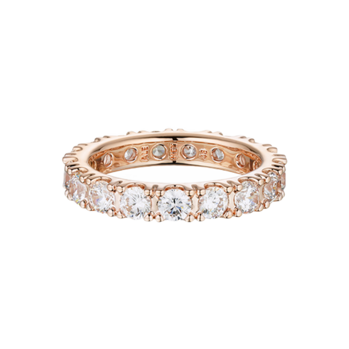 (W) 판도라 스파클링 로우 이터니티 링 로즈 골드 플래팅((W) Pandora Sparkling Row Eternity Ring Rose Gold Plated) - 1