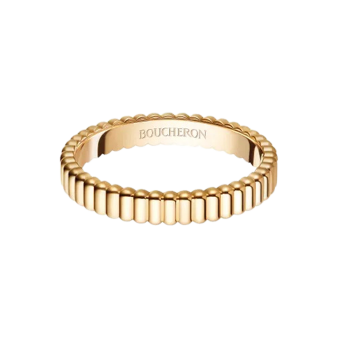 부쉐론 그로그랭 웨딩 밴드 18K 옐로우 골드 화이트 골드(Boucheron Grosgrain Wedding Band 18K Yellow Gold White Gold)