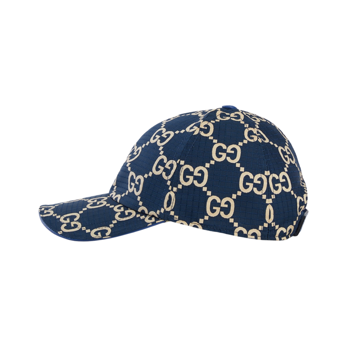 구찌 GG 폴리에스터 베이스볼 햇 다크 블루 베이지(Gucci GG Baseball Hat Dark Blue Beige) - 2