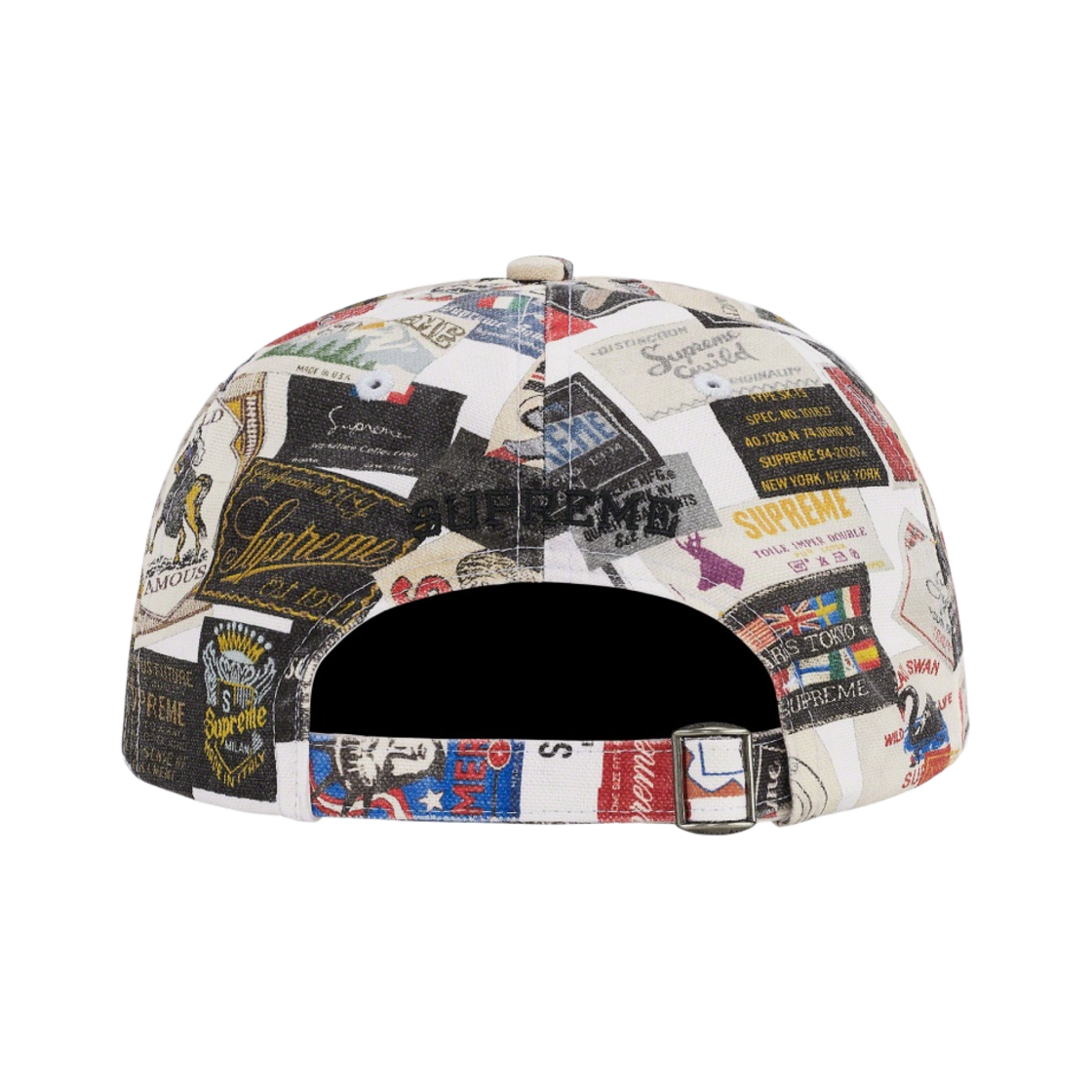 슈프림 라벨스 6-패널 캡 화이트 - 21SS(Supreme Labels 6-Panel White - 21SS) - 2