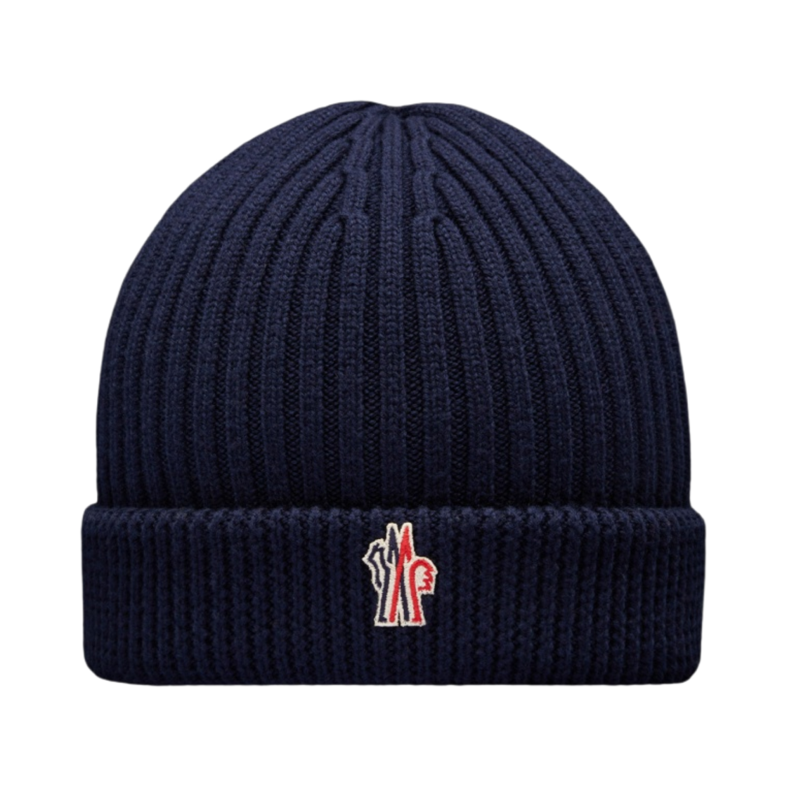 몽클레르 다운 필 울 비니 나이트 블루 - 22FW(Moncler Down Filled Wool Beanie Night Blue - 22FW) - 1