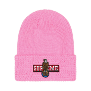Supreme Eagle Beanie Pink - 23FW