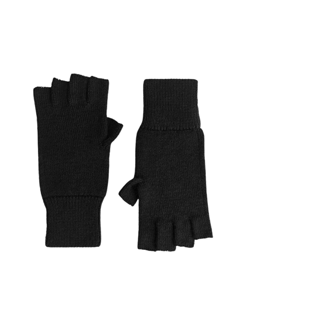0650148-001 Arket Fingerless Gloves Black
