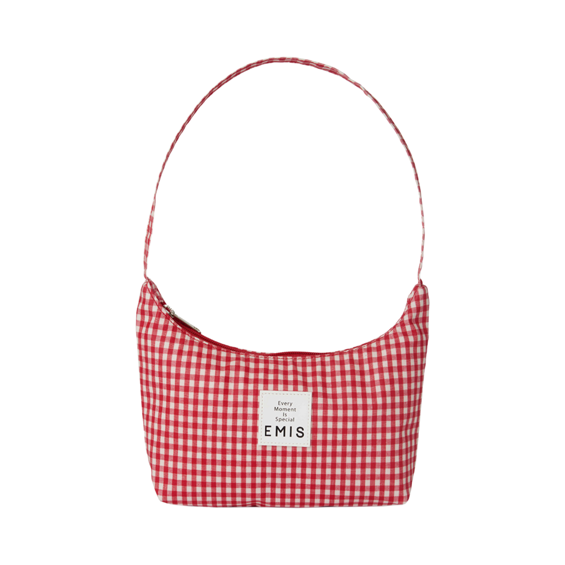 이미스 체크 호보백 레드(Emis Check Hobo Bag Red) - 1