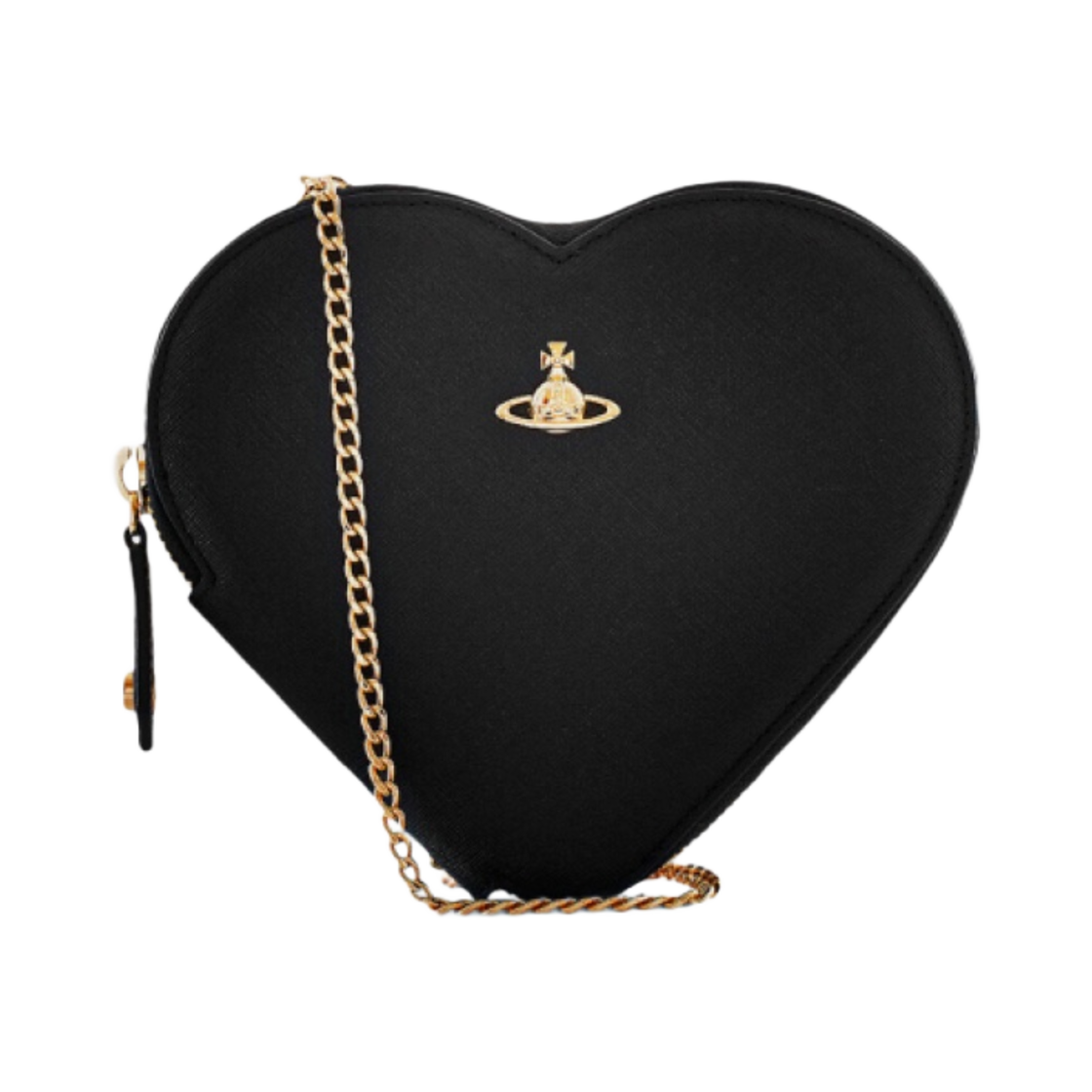 52030007-L001N-N403 Vivienne Westwood New Heart Crossbody Bag Black