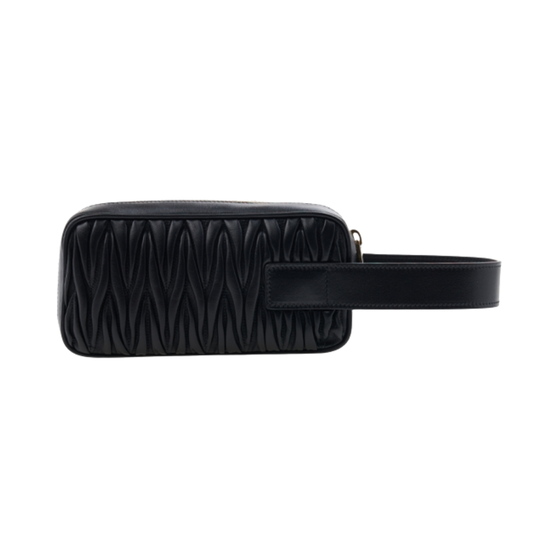 미우 미우 마테라쎄 파우치 블랙(Miu Miu Matelasse Pouch Black) - 2