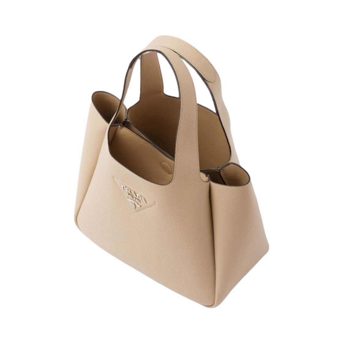 프라다 레더 토트백 샌드(Prada Leather Tote Bag Sand) - 2