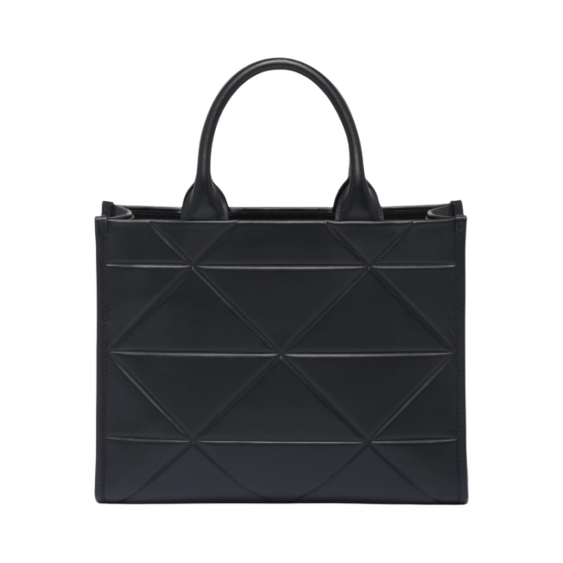 프라다 탑스티칭 스몰 레더 프라다 심볼 백 블랙(Prada Small Leather Prada Symbole Bag with Topstitching Black) - 2