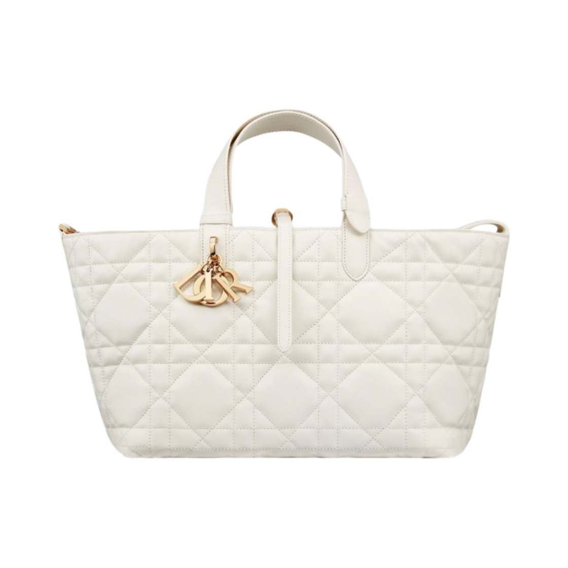 디올 미디움 뚜주흐 백 매크로까나쥬 카프스킨 라떼(Dior Medium Toujours Bag Macrocannage Calfskin Latte) - 1