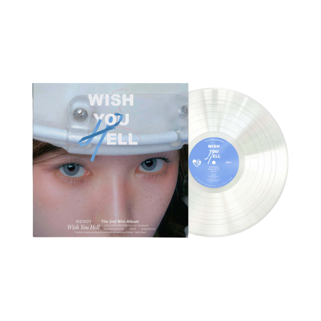 - Wendy 2nd Mini Album Wish You Hell LP Clear