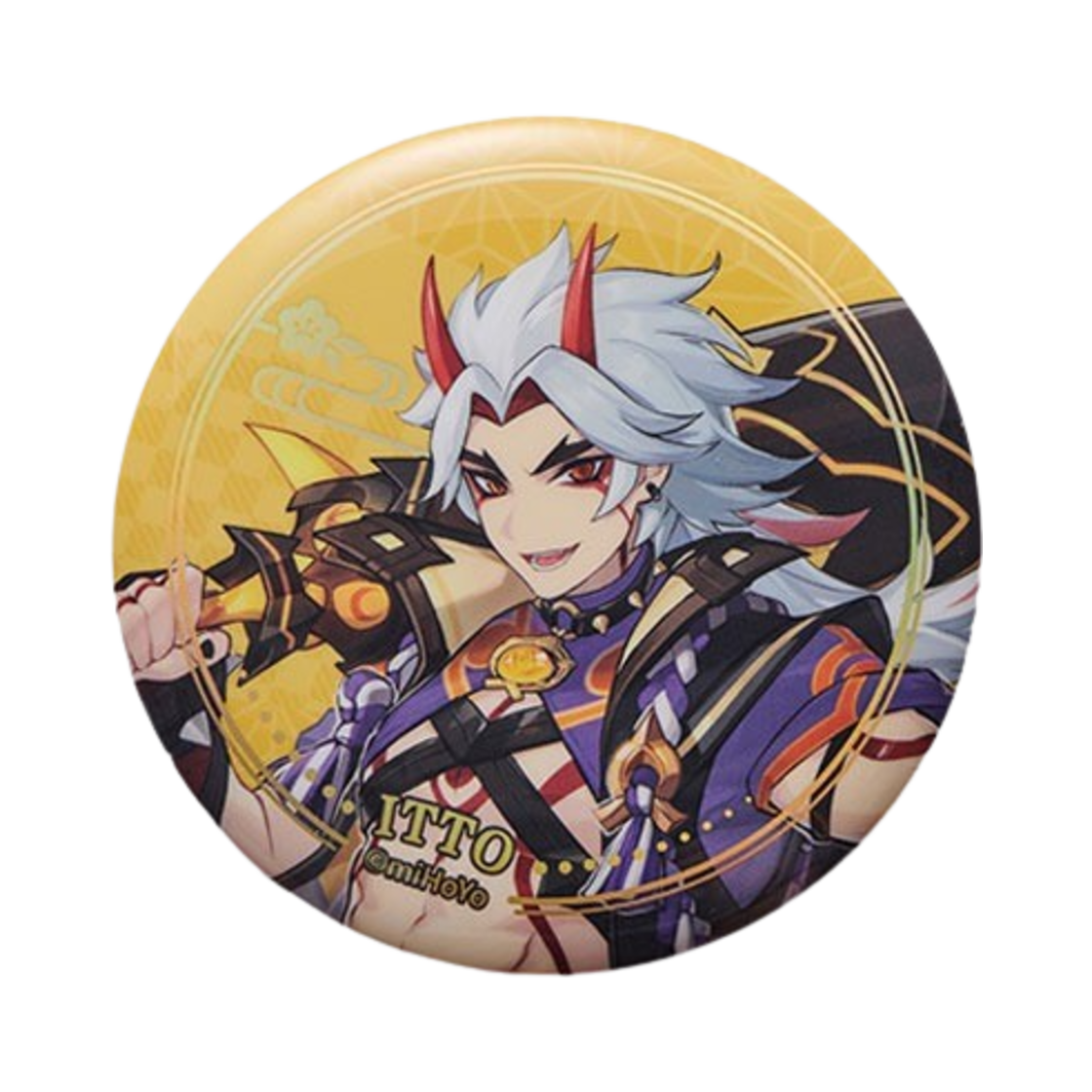 6974696613803 Genshin Badge Inazuma Theme Arataki Itto