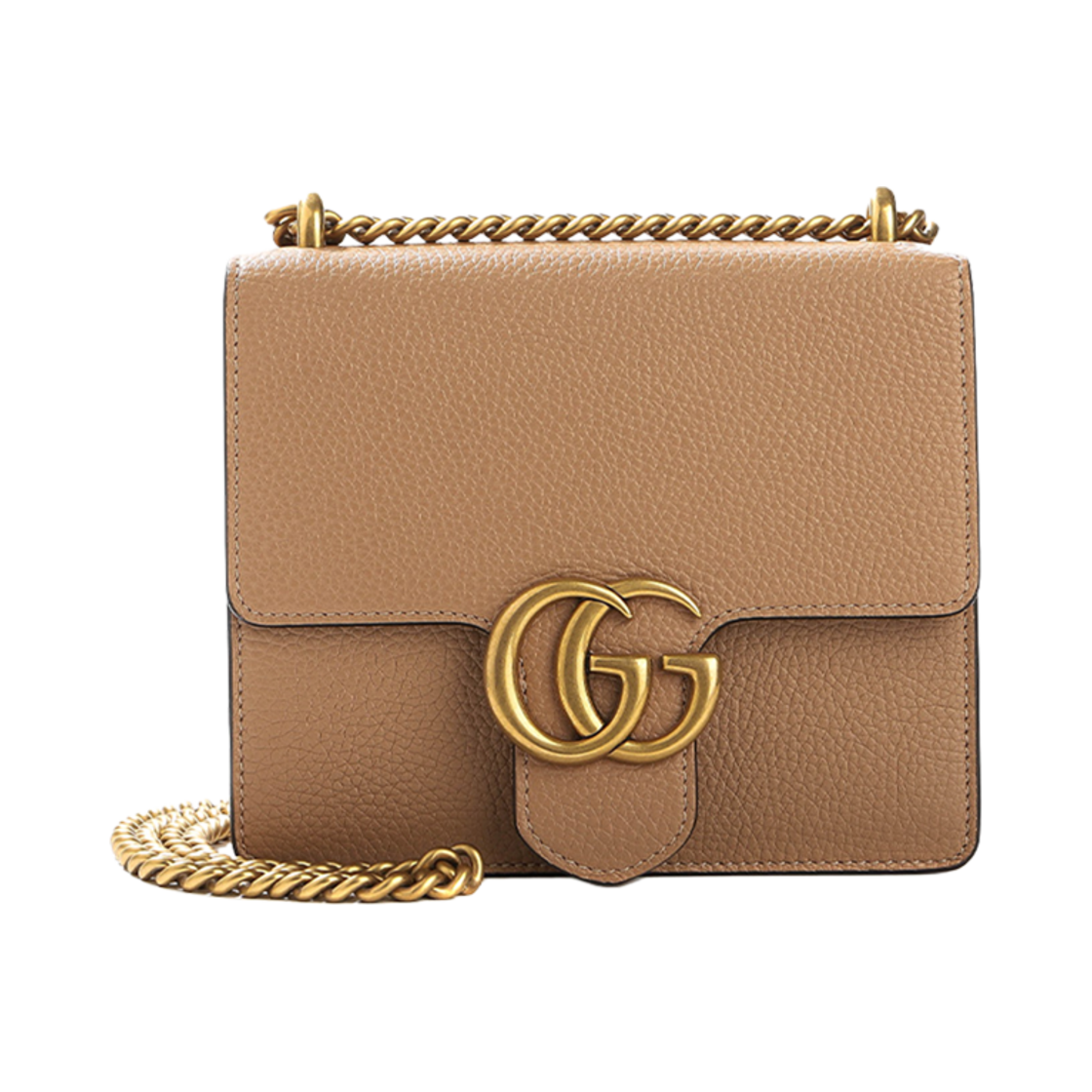 779790-A7M0T-2754 Gucci GG Marmont Shoulder Bag Rose Beige
