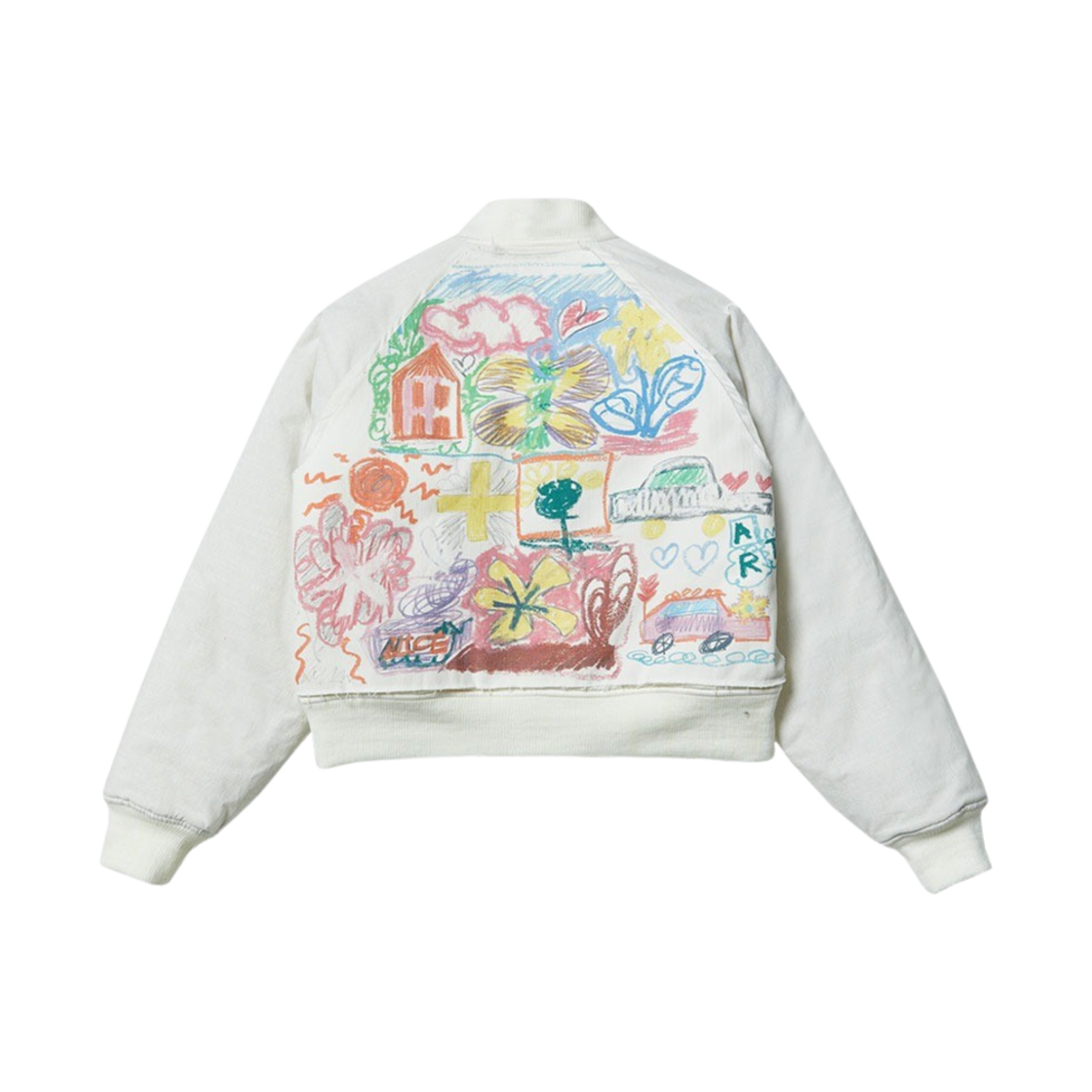 더뮤지엄비지터 크레용 아트 봄버 자켓 - 23PS