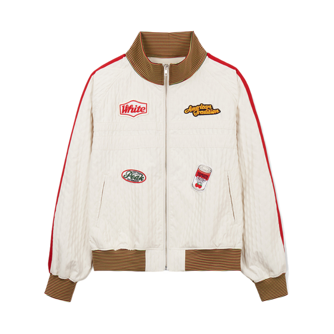 블루 선플라워 핫픽스 레이싱 집업(Blue Sunflower Hotfix Racing Zip-Up)