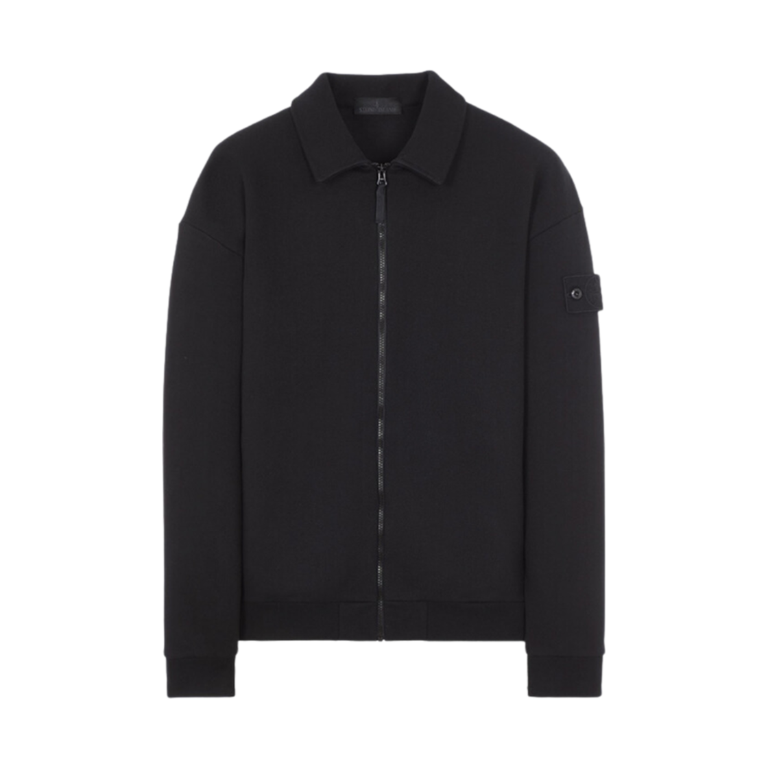 7715624F3-V0029 Stone Island 624F3 Ghost Piece Full Zip Jacket Black - 22FW