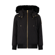 (Kids) Moose Knuckles Gold Series Bomber Jacket Black