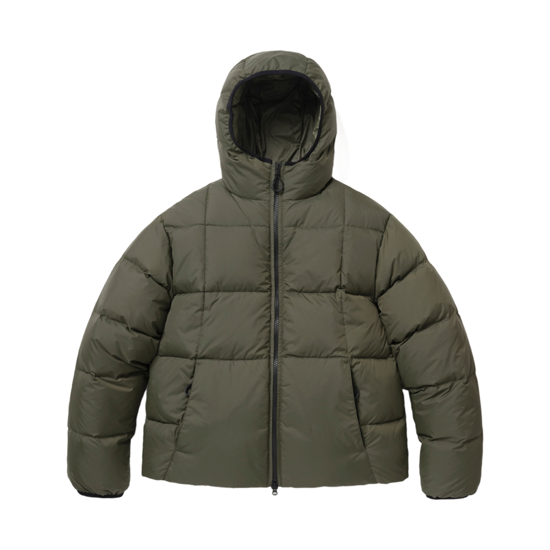 N24FMP01KK Nocle Trapezoid Down Jacket Khaki