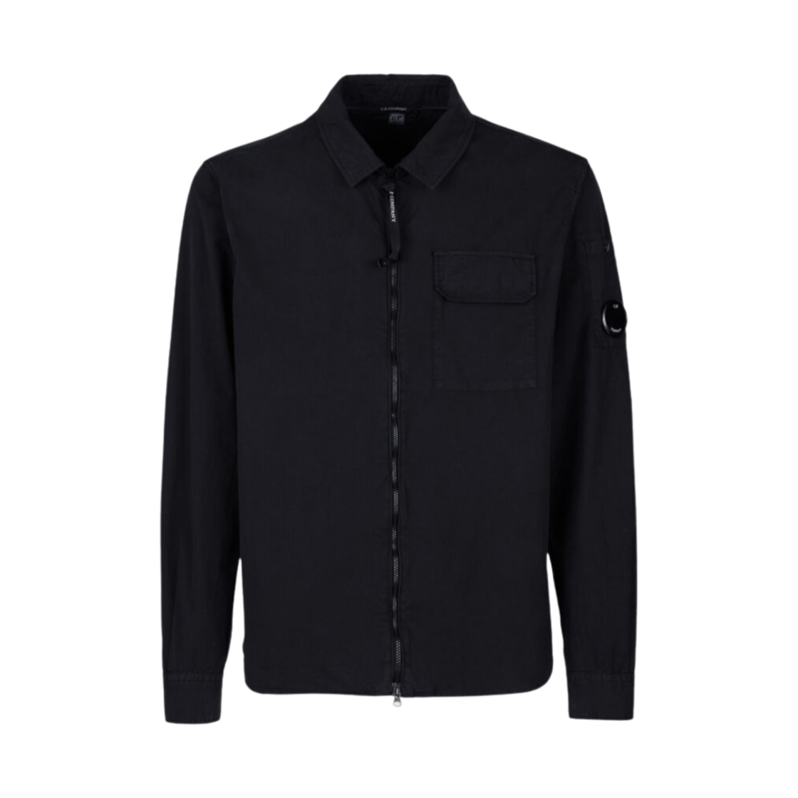 C.P. 컴퍼니 개버딘 지퍼 셔츠 블랙 - 23SS