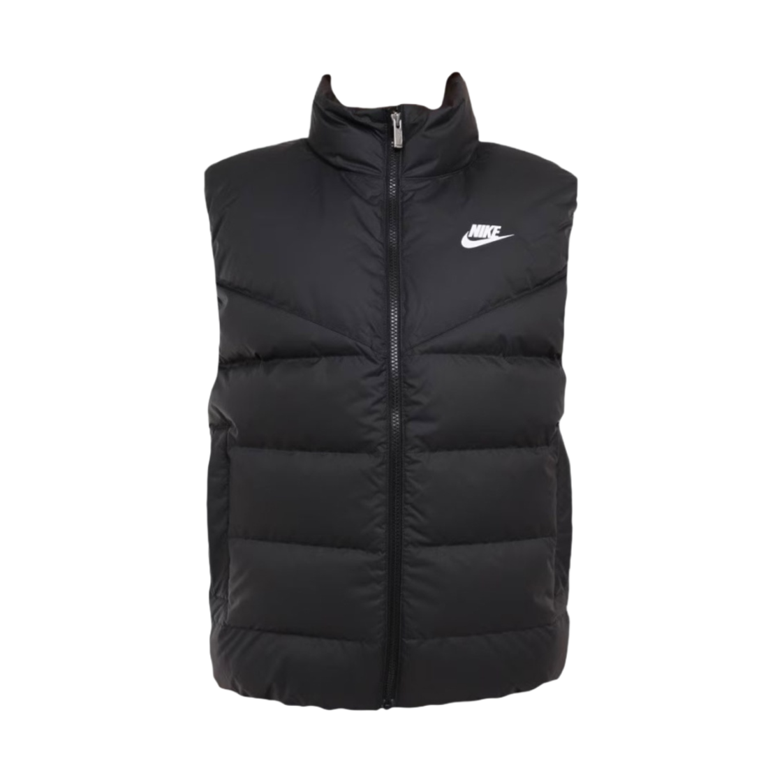 (W) 나이키 NSW 써마핏 윈드러너 다운 베스트 블랙 - US/EU((W) Nike NSW Therma-Fit Windrunner Down Vest Black - US/EU) - 1