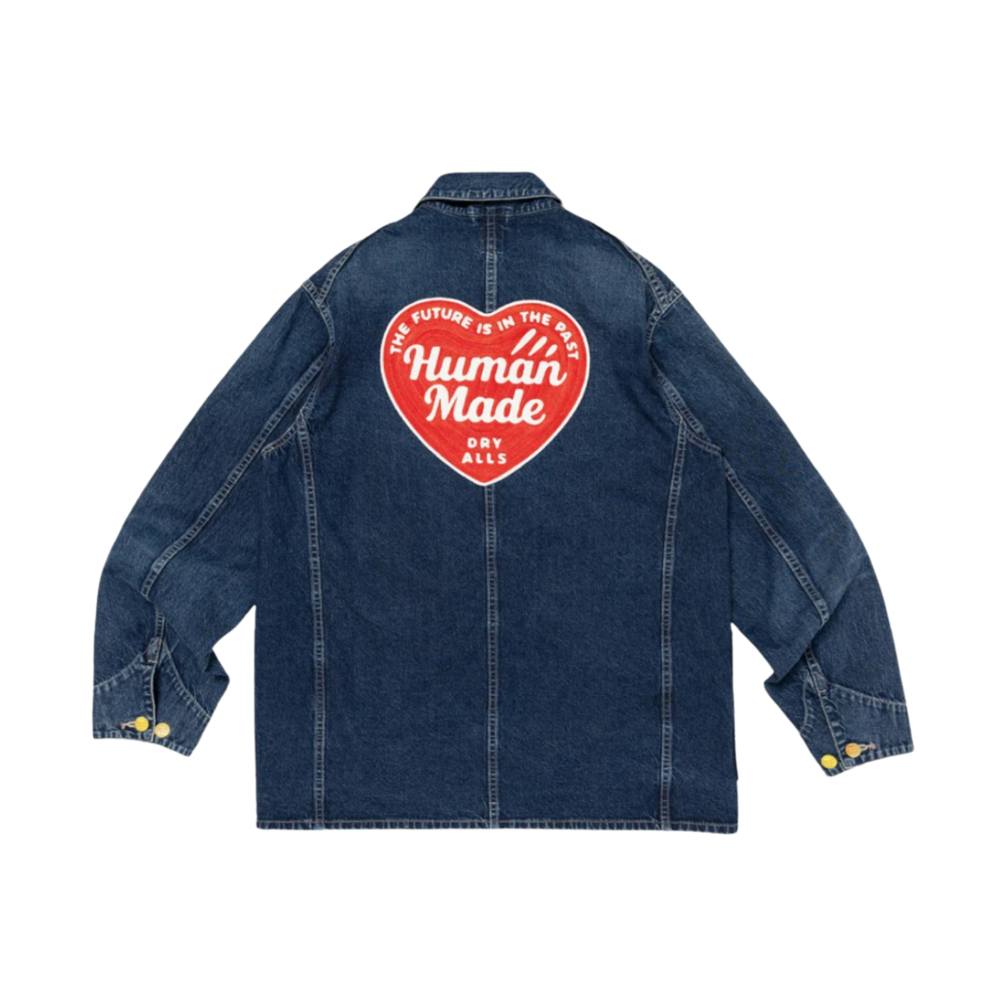 휴먼 메이드 데님 커버올 자켓 퓨처 인디고(Human Made Denim Coverall Jacket Future Indigo) - 2