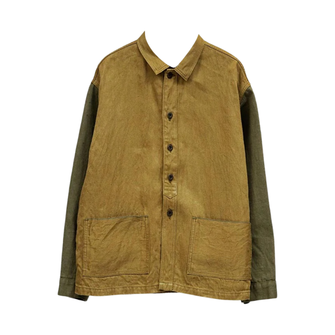 나이젤 카본 US 아미 데님 자켓 헴프 데님 카키(Nigel Cabourn US Army Denim Jacket Hemp Denim Khaki)