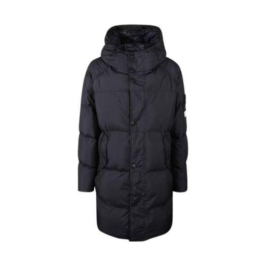 Stone Island 70123 Crinkle Reps R-NY Wind Resistant Down Parka Navy Blue - 24FW