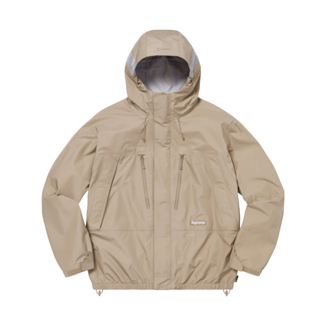 슈프림 고어텍스 테이프드 심 쉘 자켓 탄 - 24FW