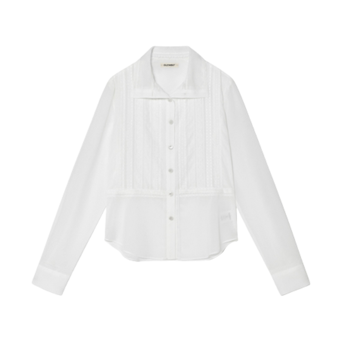 (W) 글로니 로미오 블라우스 탑 화이트((W) Glowny Romio Blouse Top White)